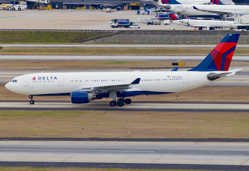 Photo of N860NW - Delta Airlines Airbus A330-200 at ATL on AeroXplorer Aviation Database