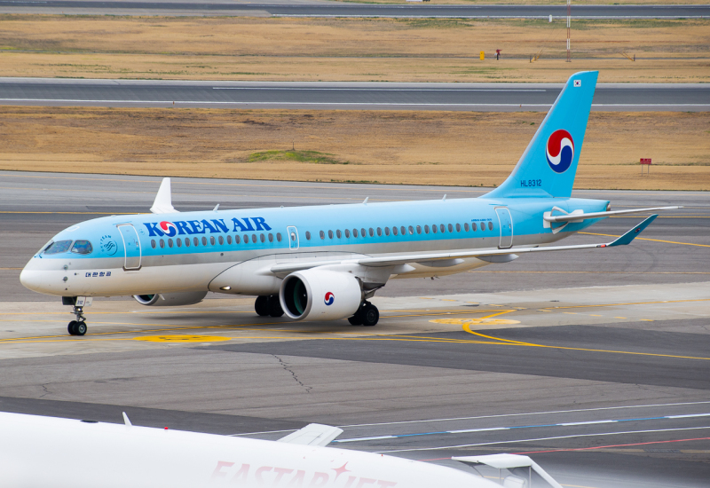 Photo of HL8312 - Korean Air Airbus A220-300 at GMP on AeroXplorer Aviation Database