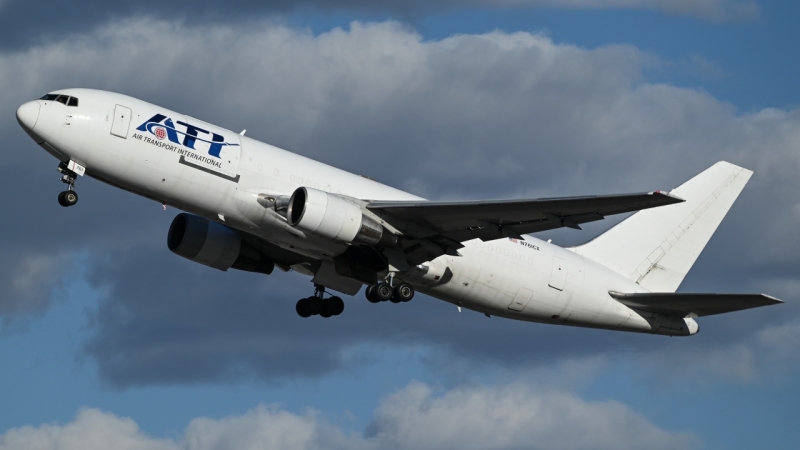 Photo of N761CX - Air Transport International Boeing 767-200F at KRNO on AeroXplorer Aviation Database