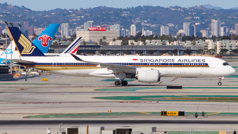 Photo of 9V-SMB - Singapore Airlines Airbus A350-900 at LAX on AeroXplorer Aviation Database