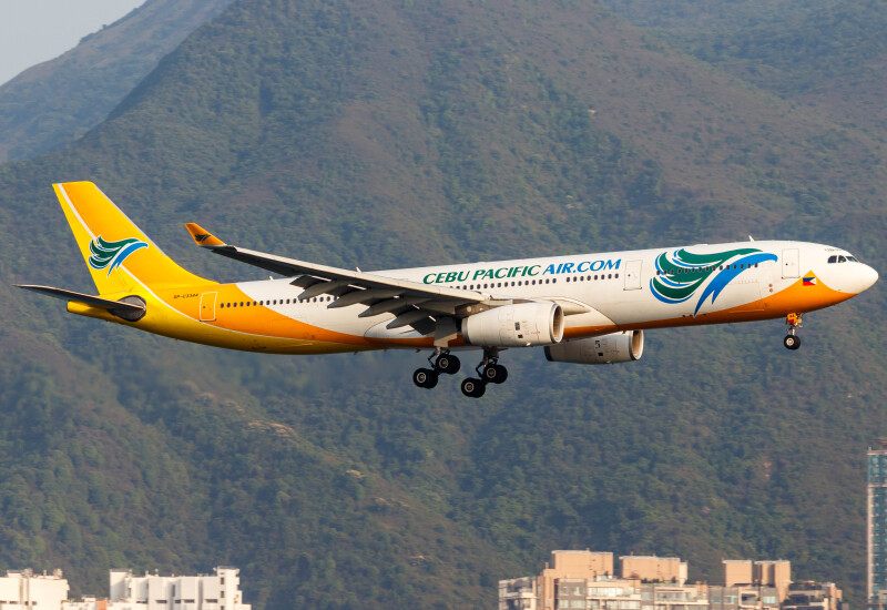 Photo of RP-C3344 - Cebu Pacific Airbus A330-300 at HKG on AeroXplorer Aviation Database