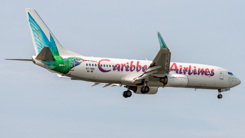 Photo of 9Y-TAB - Caribbean Airlines Boeing 737-800 at IAH on AeroXplorer Aviation Database