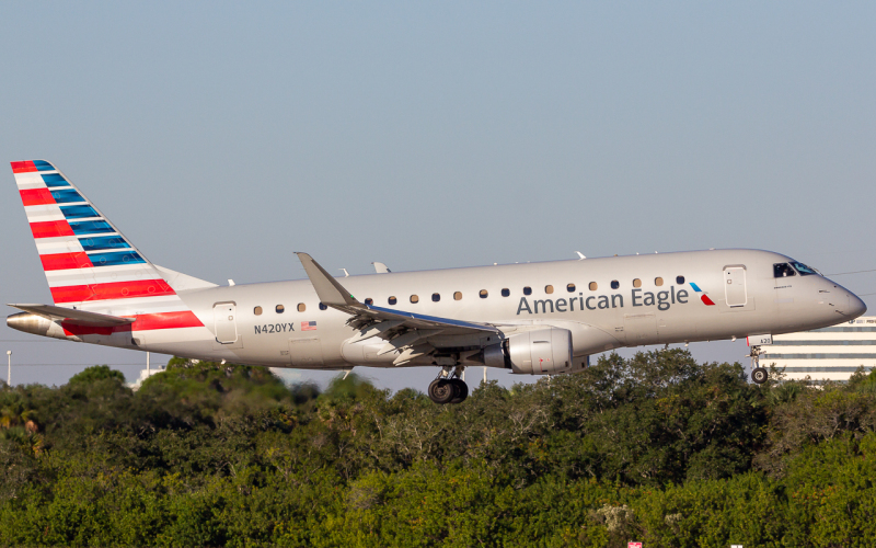 Photo of N420YX - American Eagle Embraer E175 at TPA on AeroXplorer Aviation Database