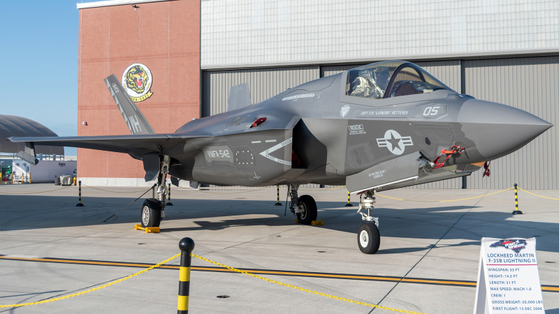 Photo of 170068 - USMC - United States Marine Corp Lockheed Martin F-35 Lightning at NKT on AeroXplorer Aviation Database