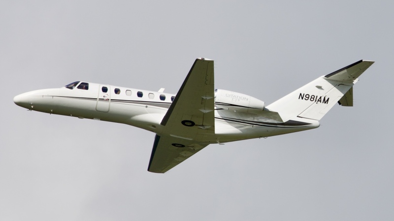 Photo of N981AM - PRIVATE Cessna 525 Citation CJ3 at HOU on AeroXplorer Aviation Database