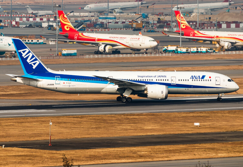 Photo of JA888A - All Nippon Airways Boeing 787-9 at HKG on AeroXplorer Aviation Database