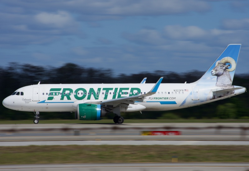 Photo of N323FR - Frontier Airlines Airbus A320NEO at MCO on AeroXplorer Aviation Database