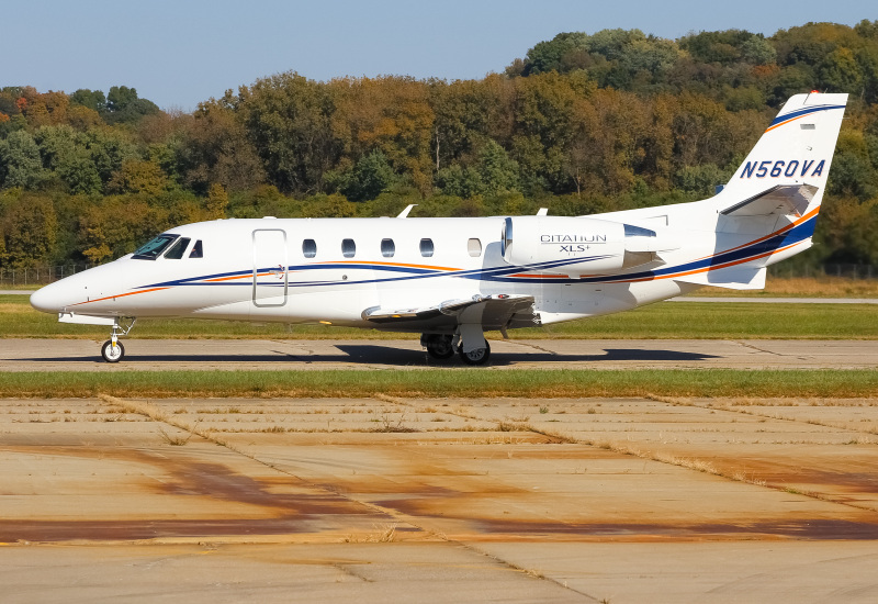 Photo of N560VA  - PRIVATE  Cessna 560XLS Citation Excel at LUK on AeroXplorer Aviation Database