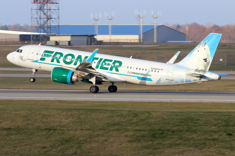 Photo of N305FR - Frontier Airlines Airbus A320NEO at CVG on AeroXplorer Aviation Database