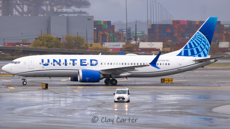 Photo of N27258 - United Airlines Boeing 737 MAX 8 at EWR on AeroXplorer Aviation Database