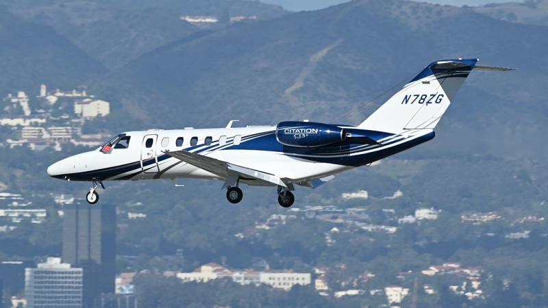 Photo of N78ZG - Private Cessna Citation CJ3 at LAX on AeroXplorer Aviation Database
