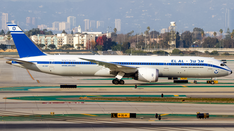 Photo of 4X-EDF - EL AL Boeing 787-9 at LAX on AeroXplorer Aviation Database