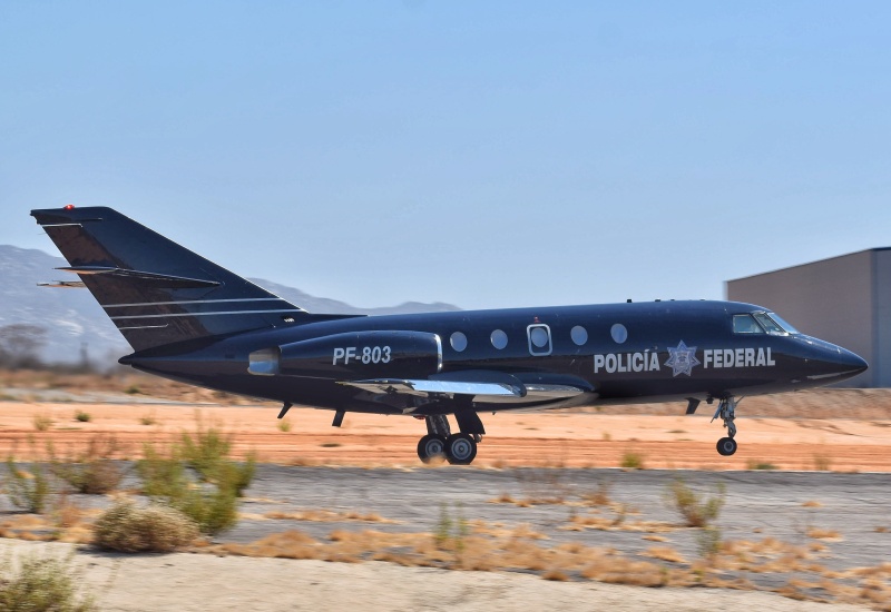 Photo of PF-803 - Mexican Federal Police Dassault Falcon 20E at CSL on AeroXplorer Aviation Database