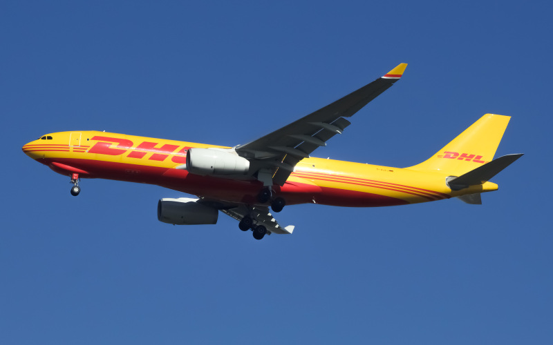 Photo of D-ALEJ - DHL Airbus A330-200F at JFK on AeroXplorer Aviation Database