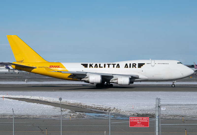 Photo of N743CK - Kalitta Air Boeing 747-400F at ANC on AeroXplorer Aviation Database