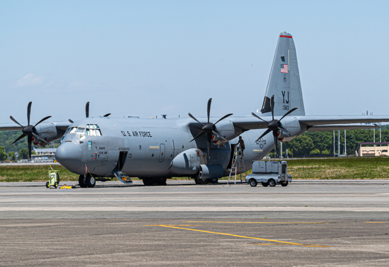 Photo of 15-5843 - US Air Force Lockheed C-130J Hercules at OKO on AeroXplorer Aviation Database