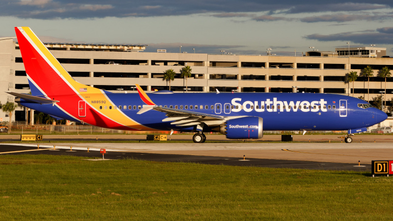 Photo of N8859Q - Southwest Airlines Boeing 737 MAX 8 at TPA on AeroXplorer Aviation Database