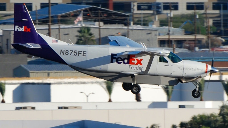 Photo of N875FE - FedEx Cessna 208 Grand Caravan at PHX on AeroXplorer Aviation Database