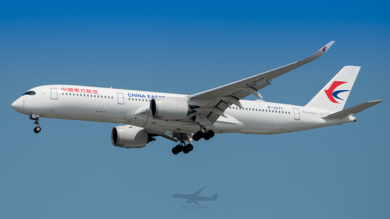 Photo of B-307Y - China Eastern Airlines Airbus A350-900 at SIN on AeroXplorer Aviation Database