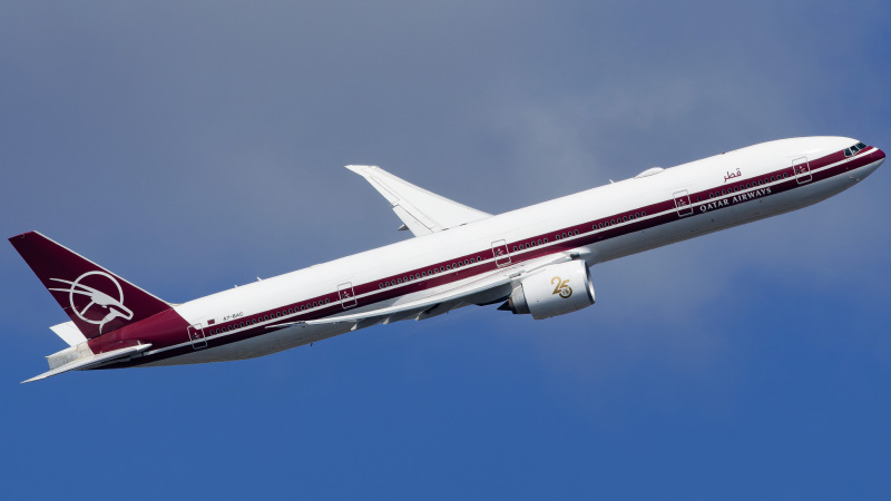 Photo of A7-BAC - Qatar Airways Boeing 777-300ER at JFK on AeroXplorer Aviation Database