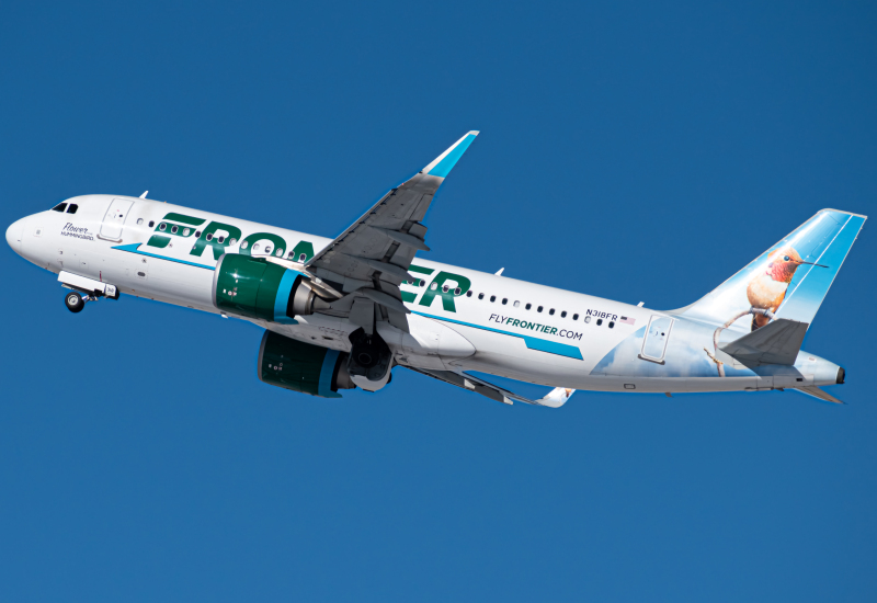 Photo of N318FR - Frontier Airlines Airbus A320NEO at DEN on AeroXplorer Aviation Database