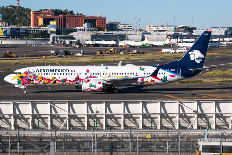 Photo of XA-GQS - Aeromexico Boeing 737 MAX 9 at MEX on AeroXplorer Aviation Database