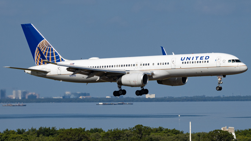 Photo of N13110 - United Airlines Boeing 757-200 at TPA on AeroXplorer Aviation Database