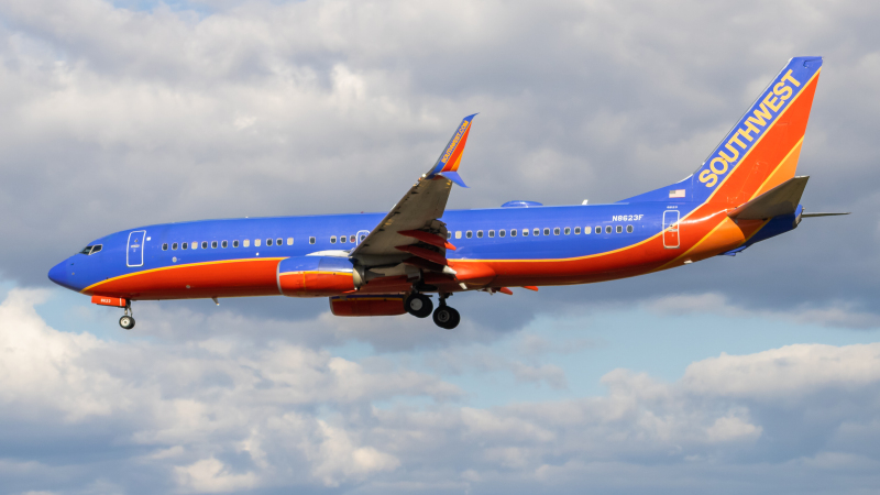 Photo of N8263F - Southwest Airlines Boeing 737-800 at BWI on AeroXplorer Aviation Database