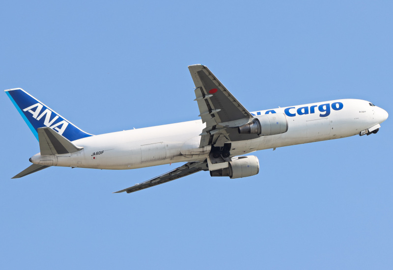 Photo of JA601F - ANA Cargo Boeing 767-300F at HKG on AeroXplorer Aviation Database