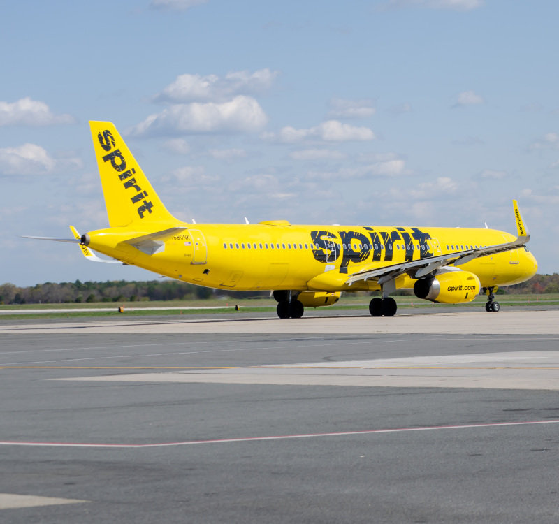 Photo of N680NK - Spirit Airlines Airbus A321-200 at ACY on AeroXplorer Aviation Database