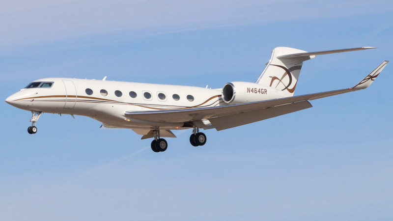 Photo of N464GR - PRIVATE Gulfstream G650 at LAS on AeroXplorer Aviation Database