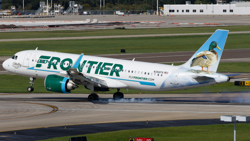 Photo of N356FR - Frontier Airlines Airbus A320NEO at TPA on AeroXplorer Aviation Database
