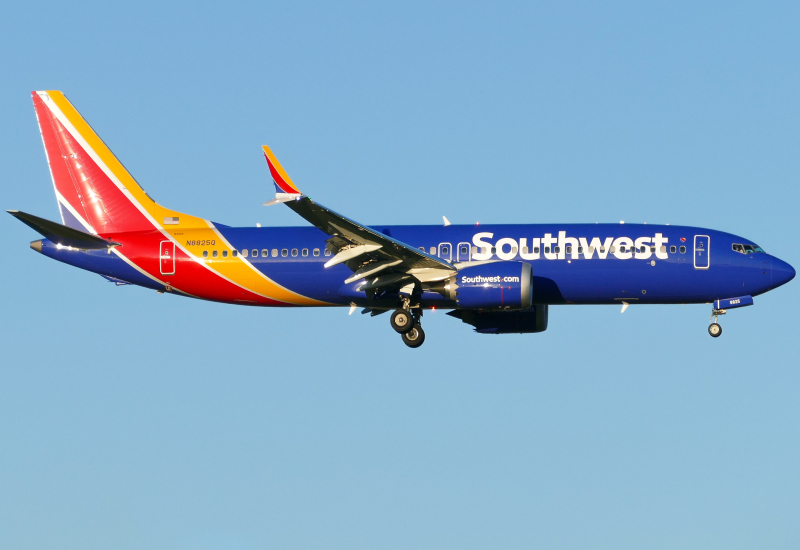 Photo of N8825Q - Southwest Airlines Boeing 737 MAX 8 at AUS on AeroXplorer Aviation Database