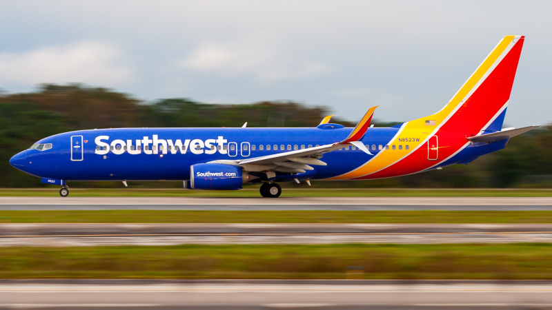 Photo of N8523W - Southwest Airlines Boeing 737-800 at MCO on AeroXplorer Aviation Database