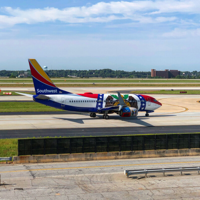 Photo of N280WN - Southwest Airlines Boeing 737-700 at ATL on AeroXplorer Aviation Database