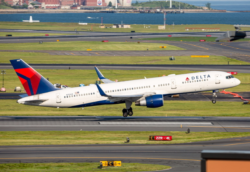 Photo of N704X - Delta Airlines Boeing 757-200 at BOS on AeroXplorer Aviation Database