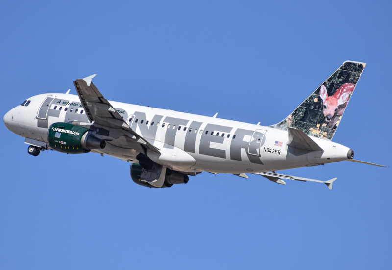 Photo of N943FR - Frontier Airlines Airbus A319 at DEN on AeroXplorer Aviation Database