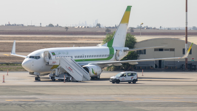 Photo of 5T-CLC - Mauritania Airlines Boeing 737-800 at CMN on AeroXplorer Aviation Database