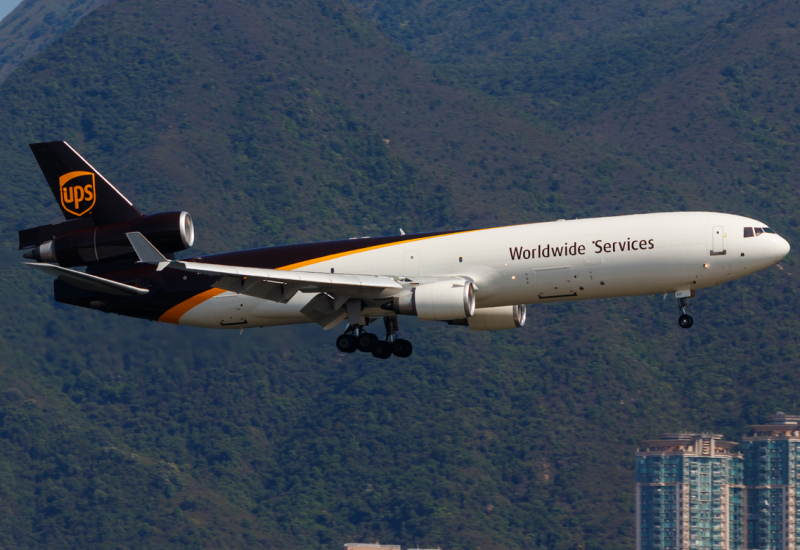 Photo of N252UP - United Parcel Service McDonnell Douglas MD-11F at HKG on AeroXplorer Aviation Database