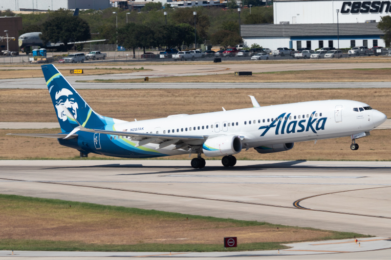Photo of N287AK - Alaska Airlines Boeing 737-900ER at SAT on AeroXplorer Aviation Database