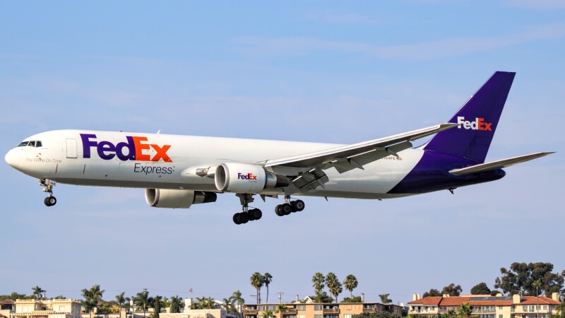 Photo of N154FE - FedEx Boeing 767-300F at SAN on AeroXplorer Aviation Database