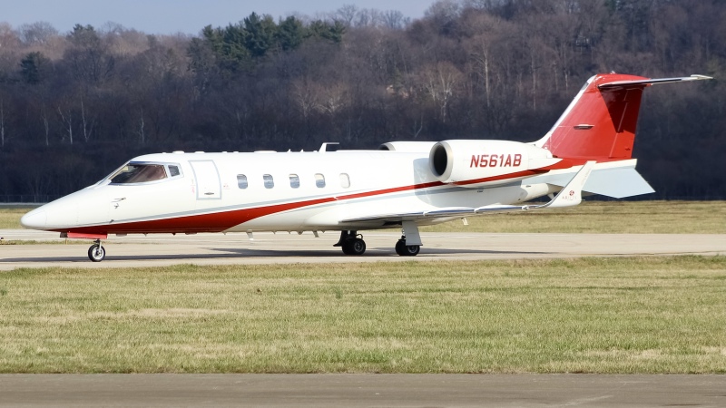 Photo of N561AB - PRIVATE Learjet 60 at LUK on AeroXplorer Aviation Database