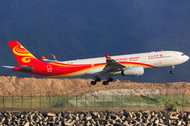 Photo of B-LNO - Hong Kong Airlines Airbus A330-300 at HKG on AeroXplorer Aviation Database