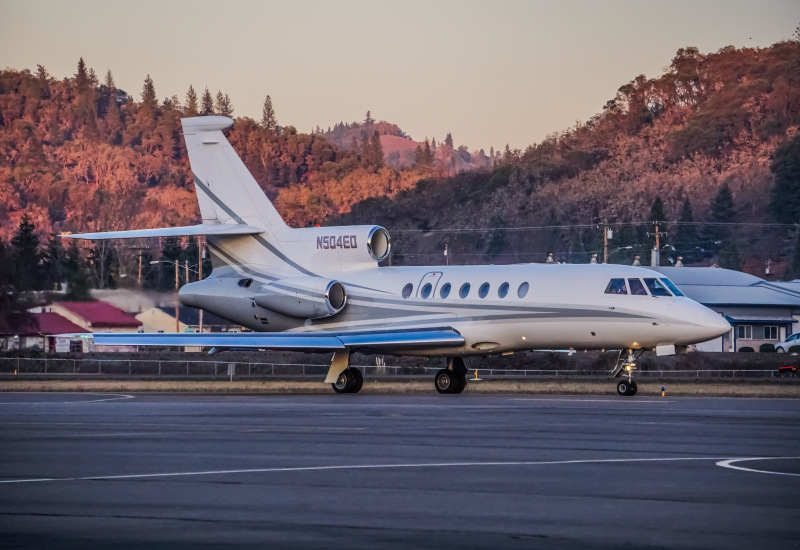 Photo of N504ED - PRIVATE Dassault Falcon 50 at RBG on AeroXplorer Aviation Database