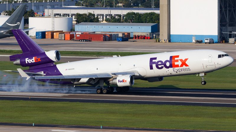 Photo of N523FE - FedEx McDonnell Douglas MD-11F at TPA on AeroXplorer Aviation Database