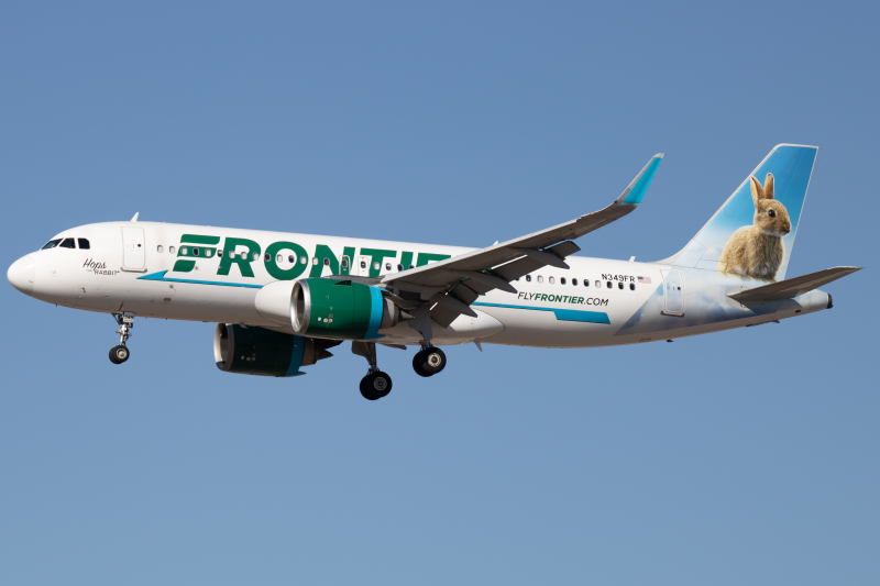 Photo of N349FR - Frontier Airlines Airbus A320 NEO at PHX on AeroXplorer Aviation Database