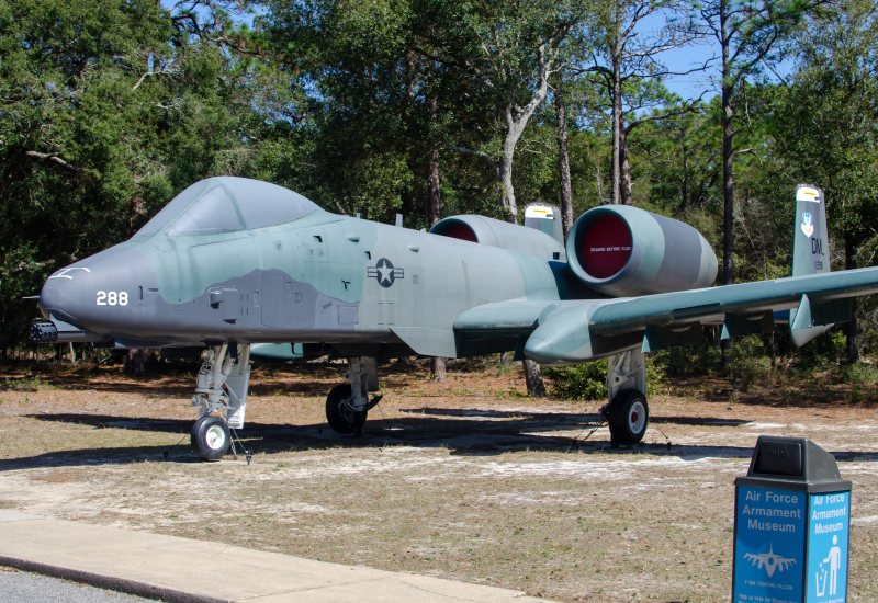 Photo of 75288 - USAF - United States Air Force Fairchild A-10 Thunderbolt at VPS on AeroXplorer Aviation Database