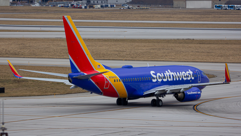 Photo of N7847A - Southwest Airlines Boeing 737-700 at CMH on AeroXplorer Aviation Database