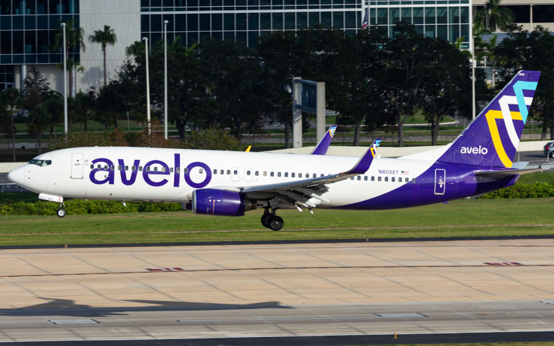 Photo of N803XT - Avelo Airlines Boeing 737-800 at TPA on AeroXplorer Aviation Database