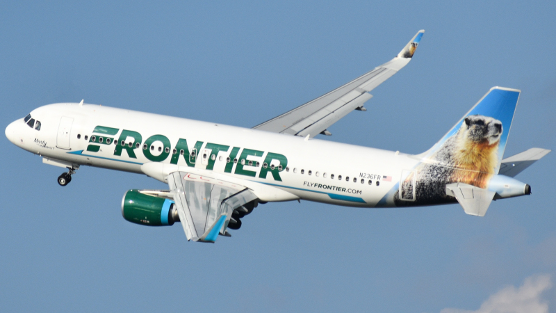 Photo of N236FR - Frontier Airlines Airbus A320 at DCA on AeroXplorer Aviation Database